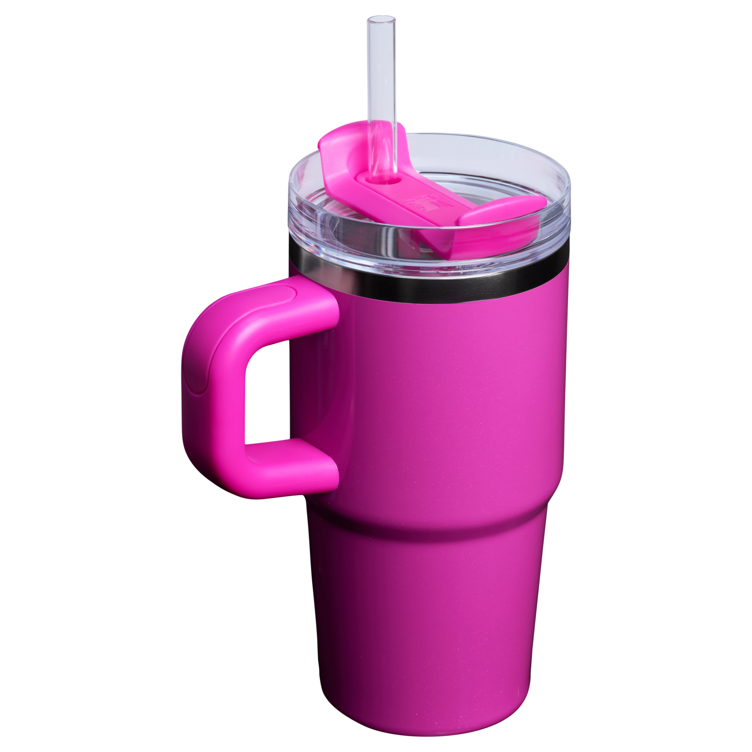 Splash-Resistant FlowState The Quencher H2.O Flowstate Tumbler with Handle | Stanley Create D309N - FlowState 3-Position Lid Insulated Travel Mug Detail
