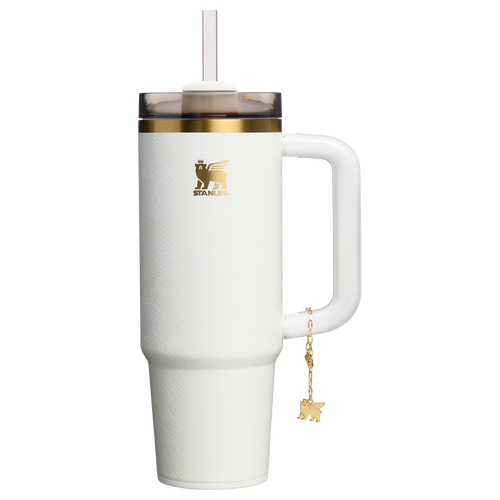 Car-Cup Friendly The Quencher Luxe H2.0 Flowstate Tumbler D171F - 40oz Large Capacity Car-Cup Friendly Quencher - Pale Stone Snakeskin