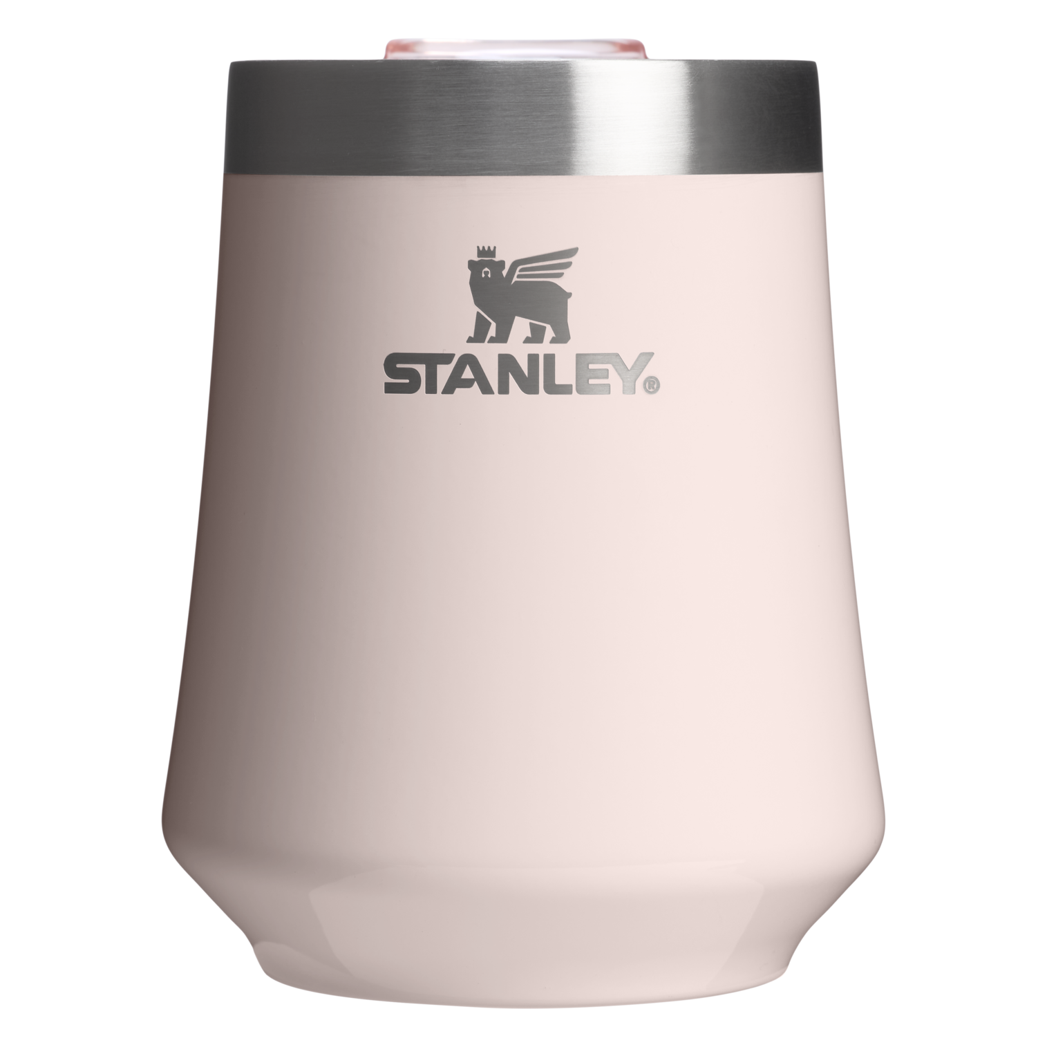 Vacuum Insulated Wine The Reserve Wine Tumbler | Stanley Create D302P - Reserve Collection Stainless Steel Whiskey Cup - Rose Quartz Gloss