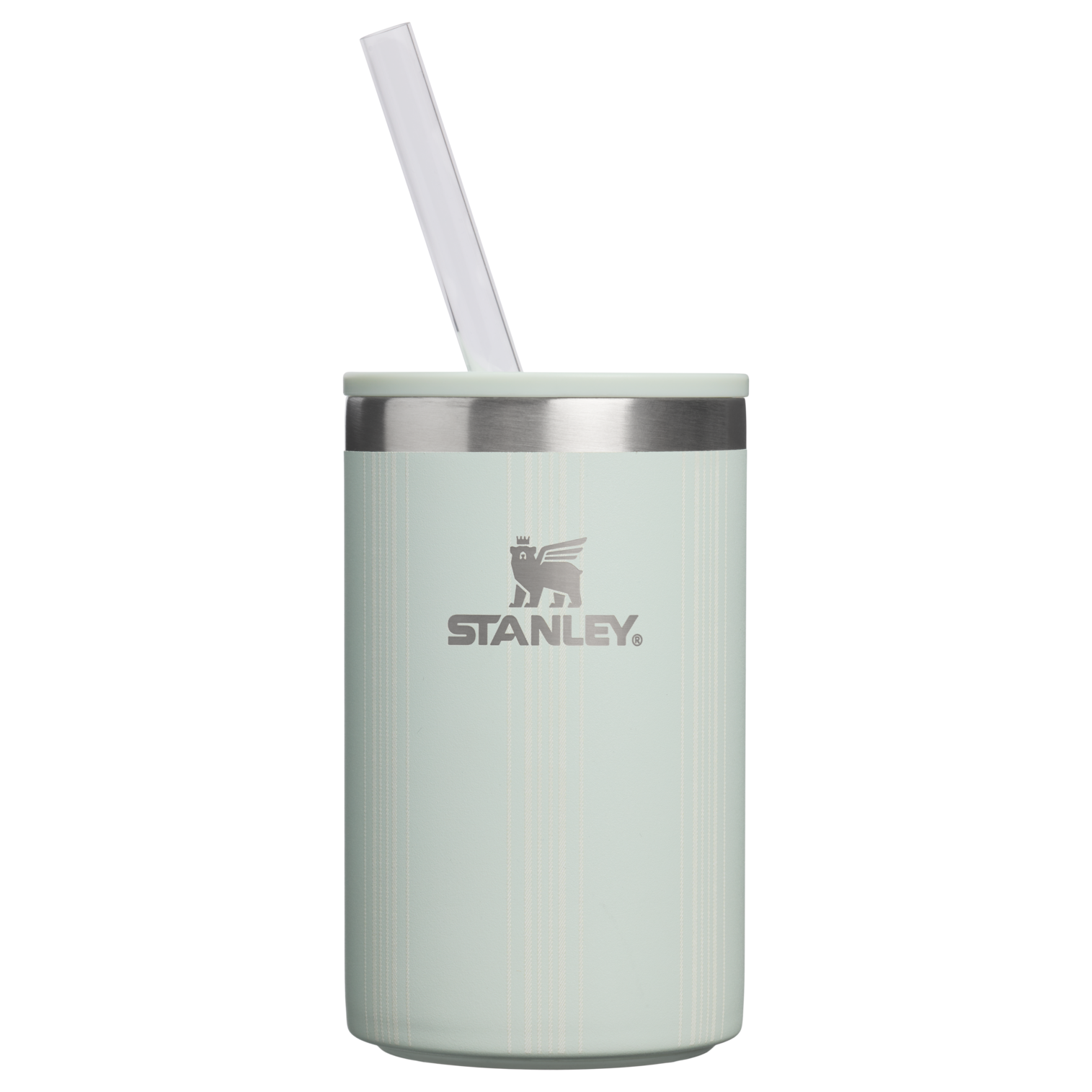 Leak-Proof Insulated The Everyday Can Cooler Cup D353P - Heavy-Duty Ice-Retention Food & Beverage Carrier - Mist Picnic Stripe