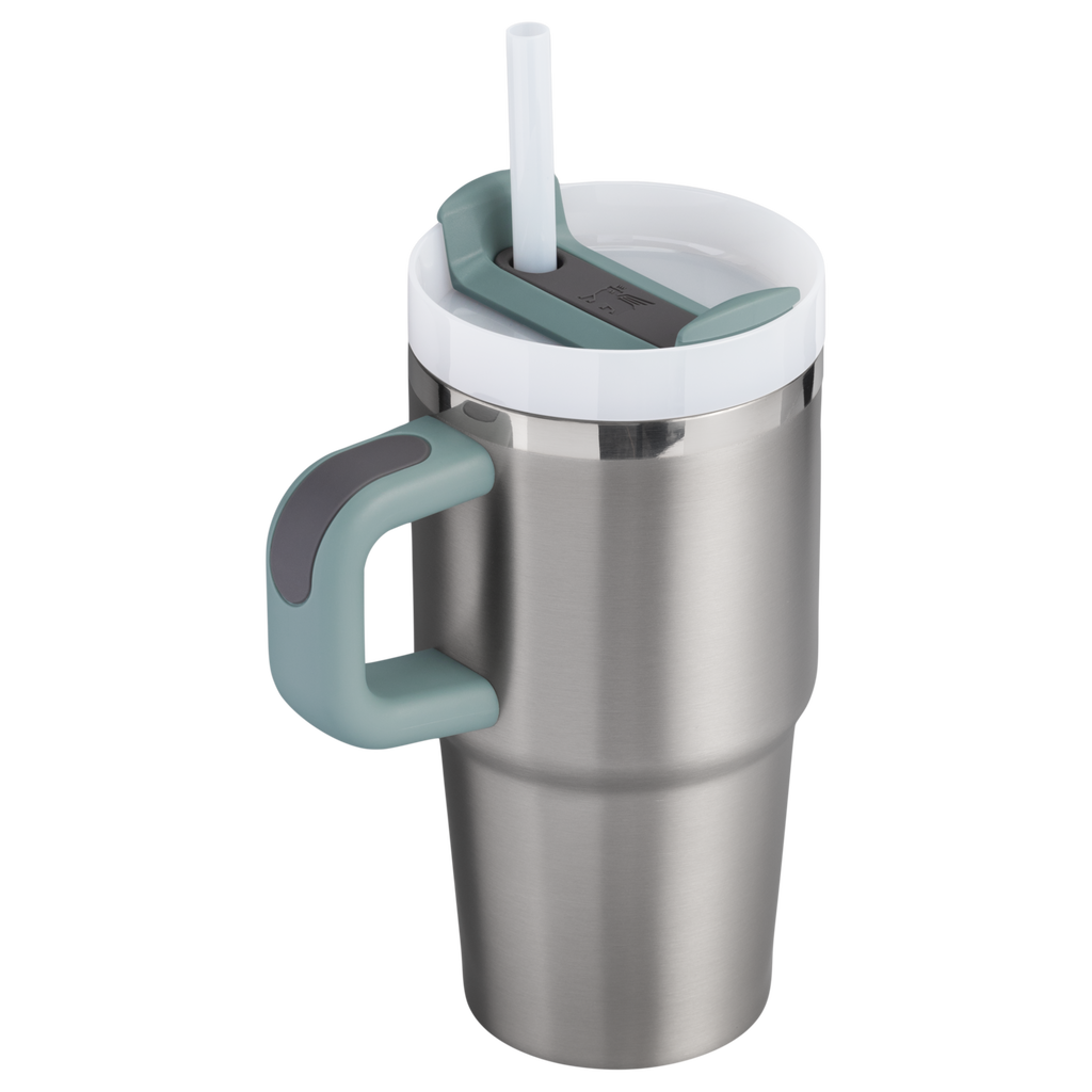 Car-Cup Friendly The Quencher H2.O Flowstate Tumbler | Stanley Create D274S - Premium Stainless Steel Straw Cup for All-Day Hydration Detail