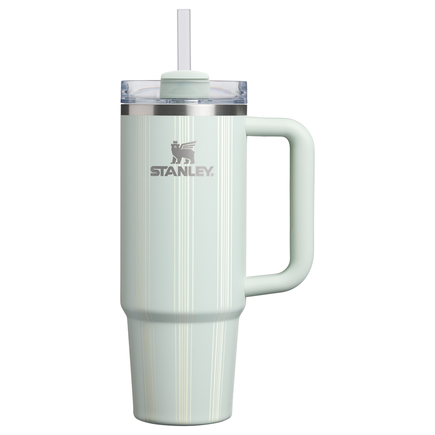 Double-Wall Vacuum The Quencher H2.0 Flowstate Tumbler D343V - Premium Stainless Steel Straw Cup for All-Day Hydration - Mist Picnic Stripe