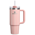 Double-Wall Vacuum The Quencher H2.0 Flowstate Tumbler D343V - Premium Stainless Steel Straw Cup for All-Day Hydration - Peach Rose Picnic Stripe