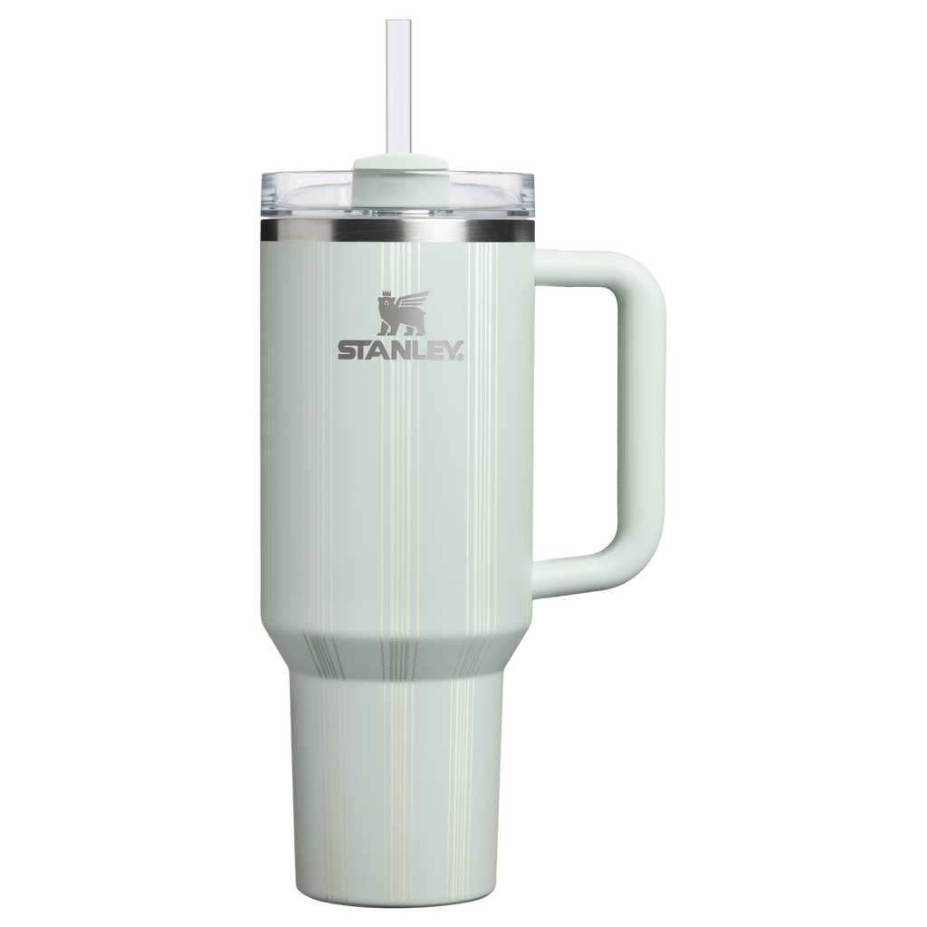 Car-Cup Friendly The Quencher H2.0 Flowstate Tumbler D342C - FlowState 3-Position Lid Insulated Travel Mug - Mist Picnic Stripe