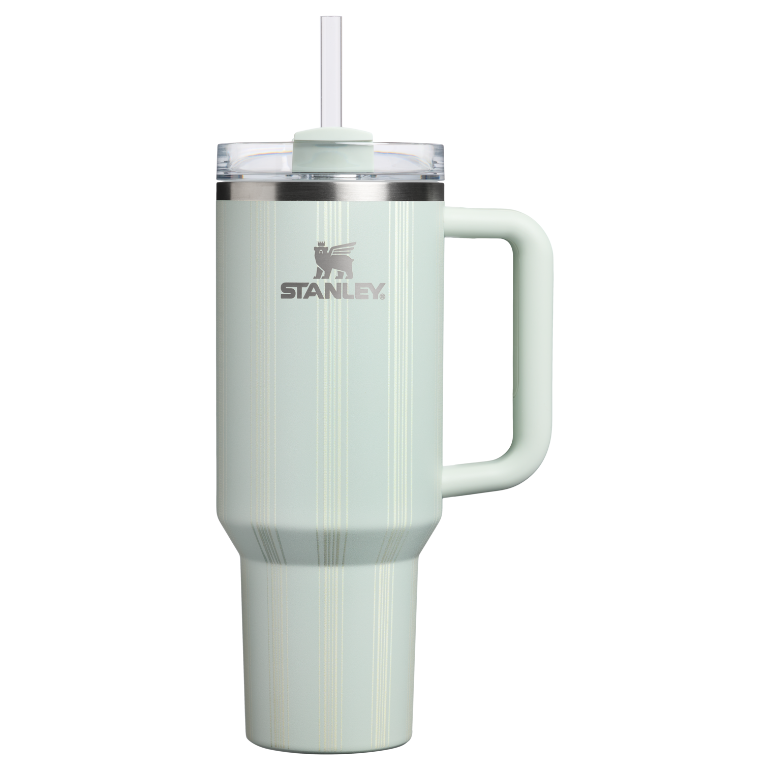 Car-Cup Friendly The Quencher H2.0 Flowstate Tumbler D342C - FlowState 3-Position Lid Insulated Travel Mug - Mist Picnic Stripe