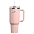 Car-Cup Friendly The Quencher H2.0 Flowstate Tumbler D342C - FlowState 3-Position Lid Insulated Travel Mug - Peach Rose Picnic Stripe