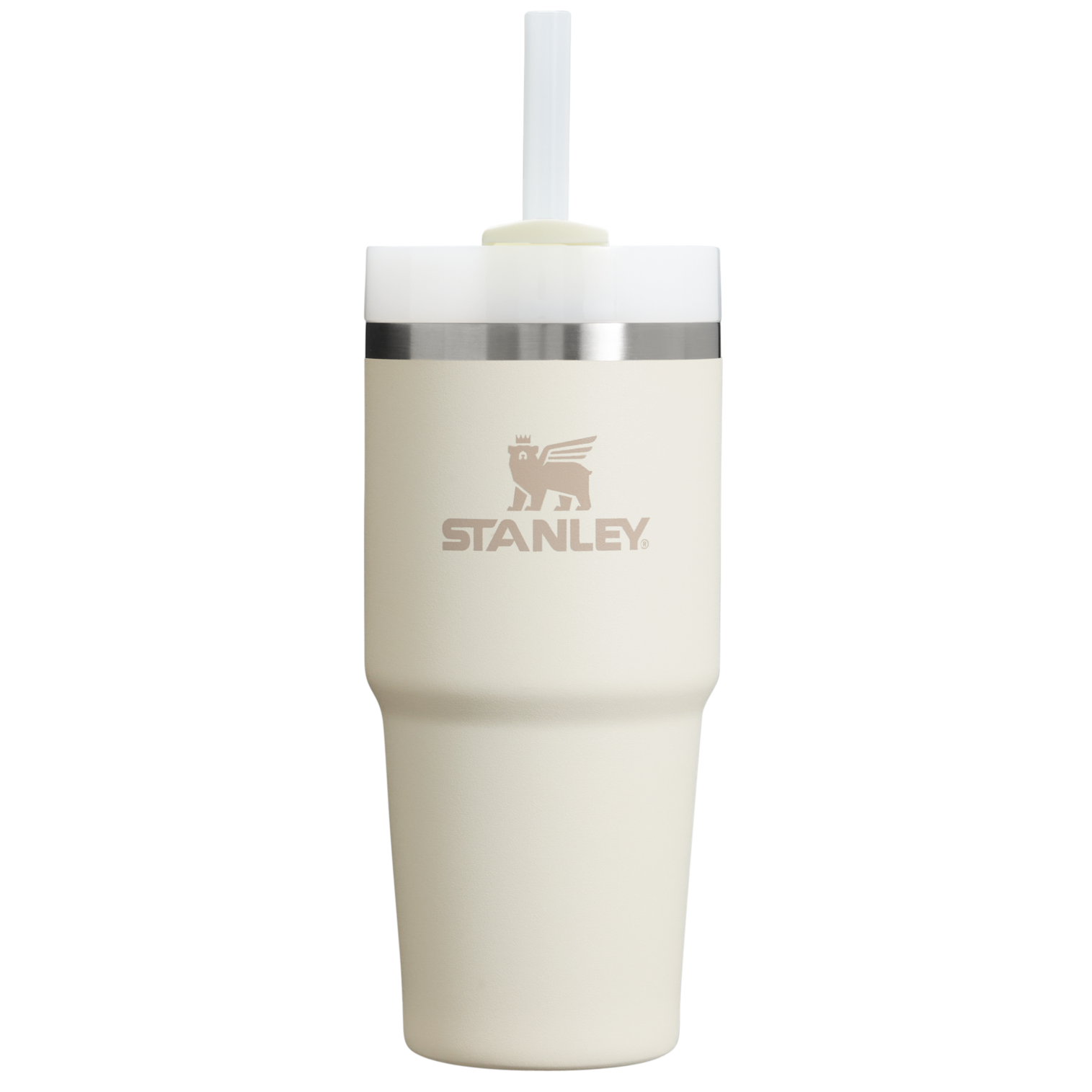 Double-Wall Vacuum The Quencher H2.0 Flowstate Tumbler D214X - Premium Stainless Steel Straw Cup for All-Day Hydration - Cream 2.0