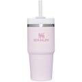 Double-Wall Vacuum The Quencher H2.0 Flowstate Tumbler D214X - Premium Stainless Steel Straw Cup for All-Day Hydration - Rose Quartz 2.0