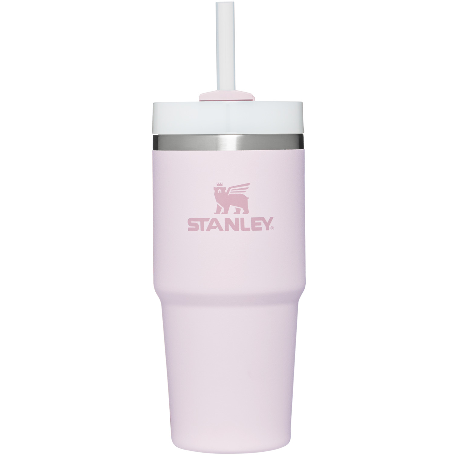 Double-Wall Vacuum The Quencher H2.0 Flowstate Tumbler D214X - Premium Stainless Steel Straw Cup for All-Day Hydration - Rose Quartz 2.0