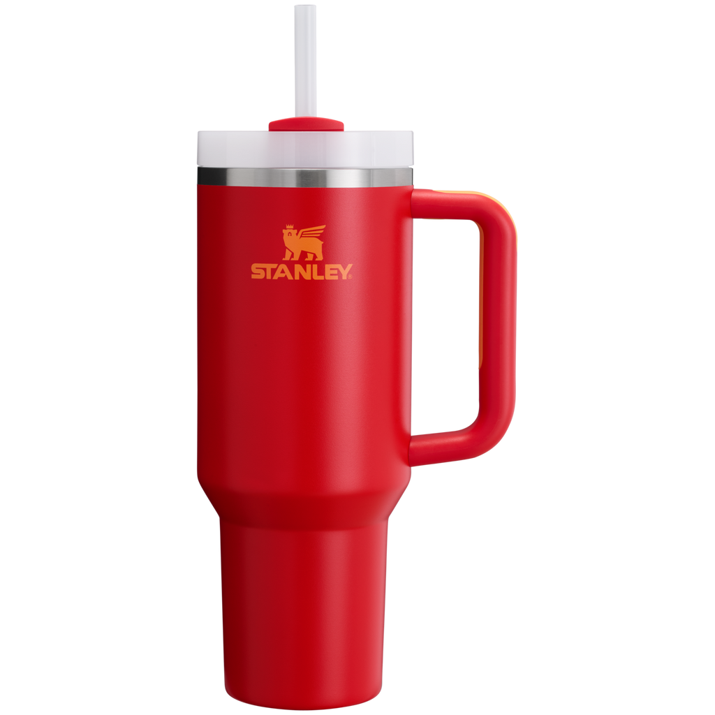 Splash-Resistant FlowState The Quencher H2.0 Flowstate Tumbler  | Stanley Create D332L - Premium Stainless Steel Straw Cup for All-Day Hydration Detail
