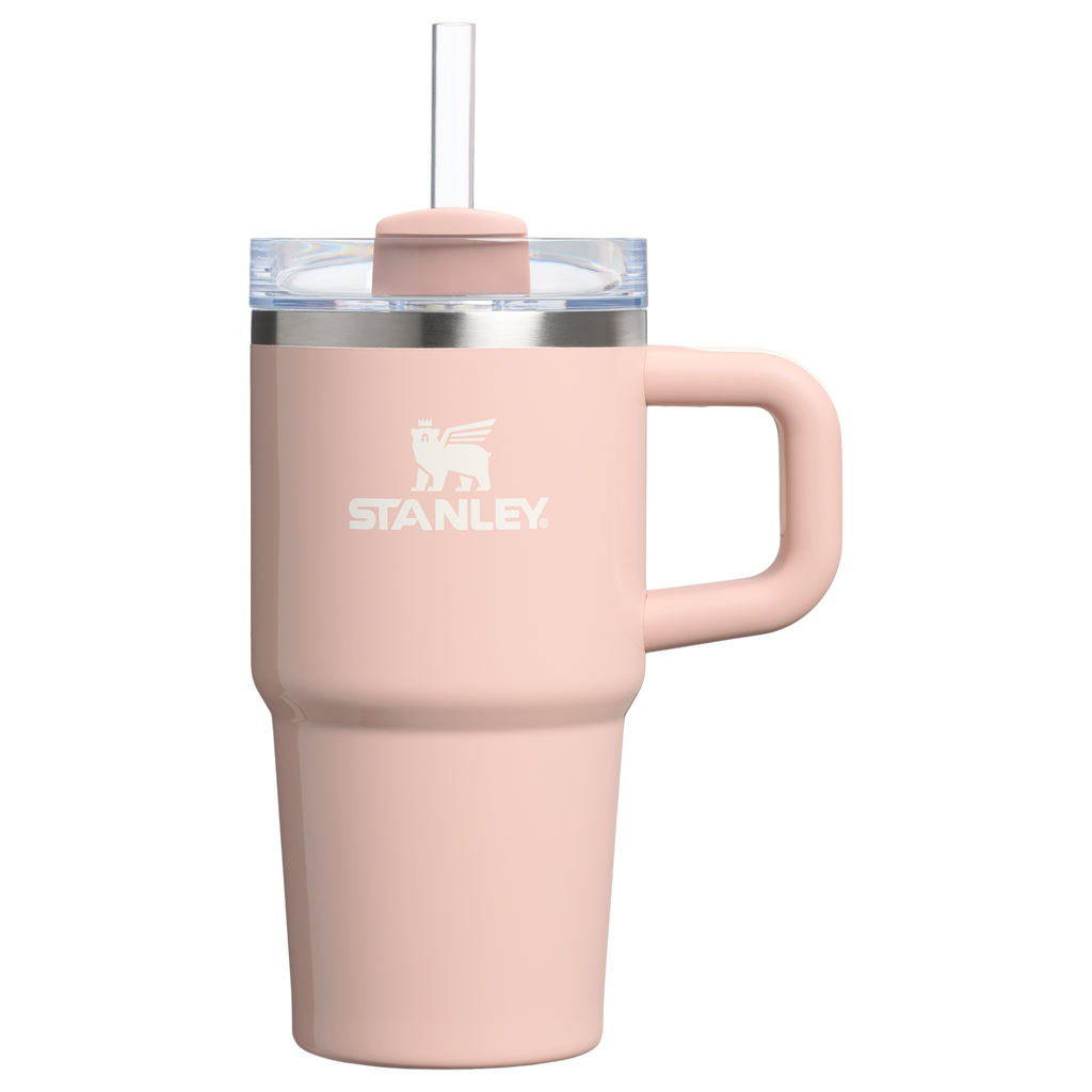 Splash-Resistant FlowState The Quencher H2.O Flowstate Tumbler with Handle | Stanley Create D309N - FlowState 3-Position Lid Insulated Travel Mug Detail