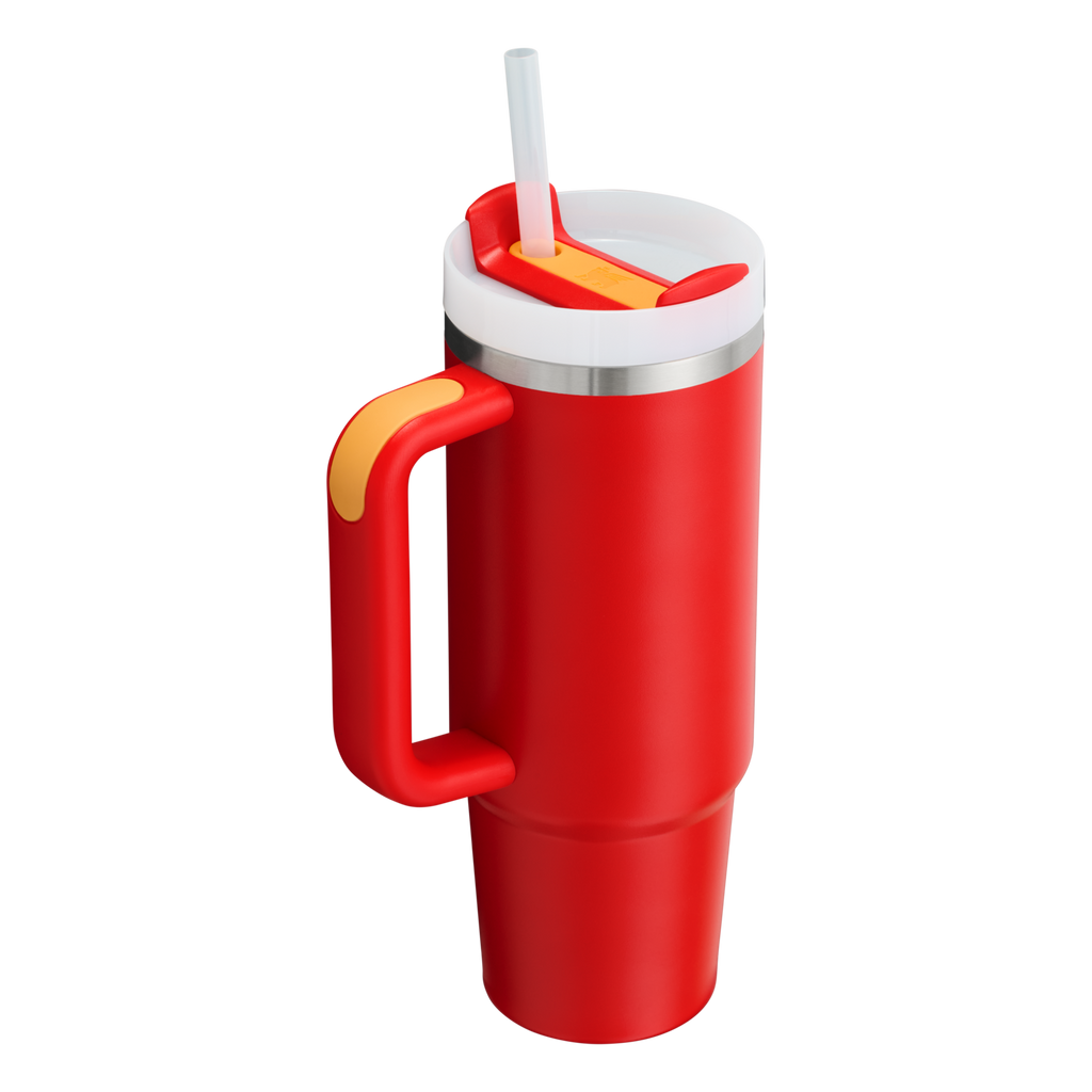 Car-Cup Friendly The Quencher H2.0 Flowstate Tumbler | Stanley Create D331C - Premium Stainless Steel Straw Cup for All-Day Hydration Detail