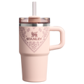 Double-Wall Vacuum The Quencher H2.O Flowstate Tumbler D124E - Premium Stainless Steel Straw Cup for All-Day Hydration - Conch Floral