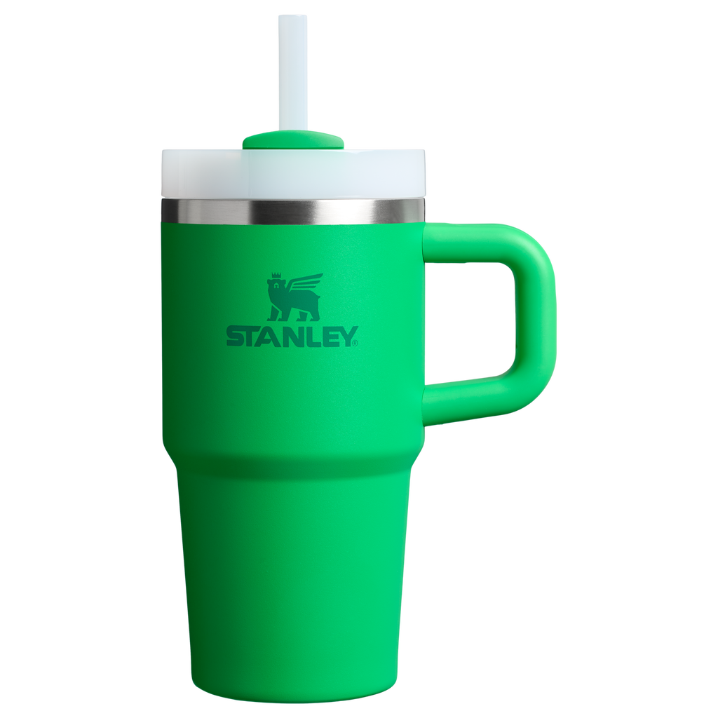 Splash-Resistant FlowState The Quencher H2.O Flowstate Tumbler with Handle | Stanley Create D309N - FlowState 3-Position Lid Insulated Travel Mug Detail
