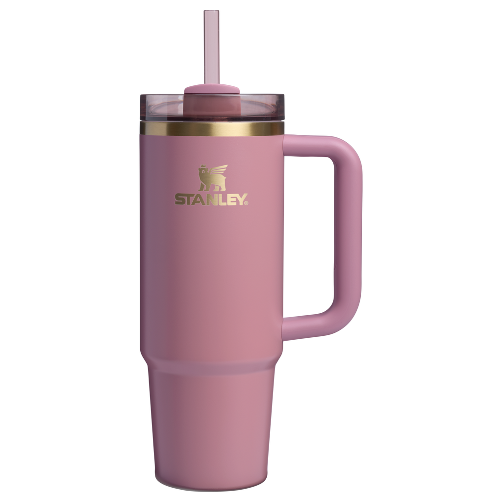 Car-Cup Friendly The Quencher H2.0 Flowstate Tumbler | Stanley Create D331C - Premium Stainless Steel Straw Cup for All-Day Hydration Detail
