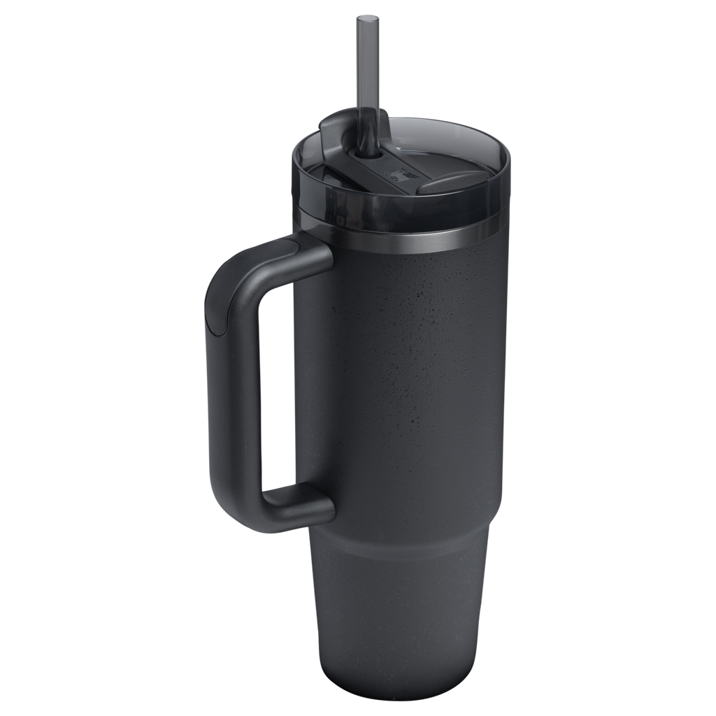 Car-Cup Friendly The Quencher H2.0 Flowstate Tumbler | Stanley Create D331C - Premium Stainless Steel Straw Cup for All-Day Hydration Detail