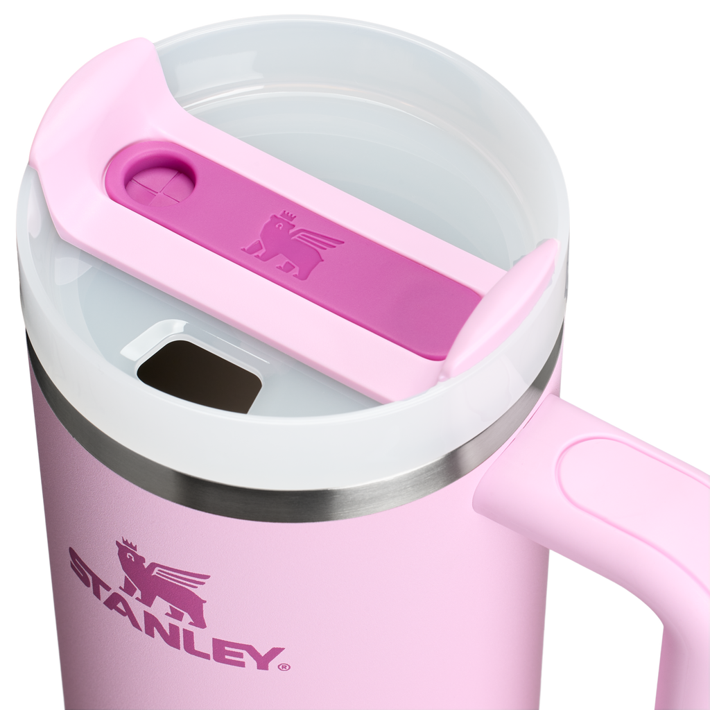 Car-Cup Friendly The Quencher H2.0 Flowstate Tumbler | Stanley Create D331C - Premium Stainless Steel Straw Cup for All-Day Hydration Detail