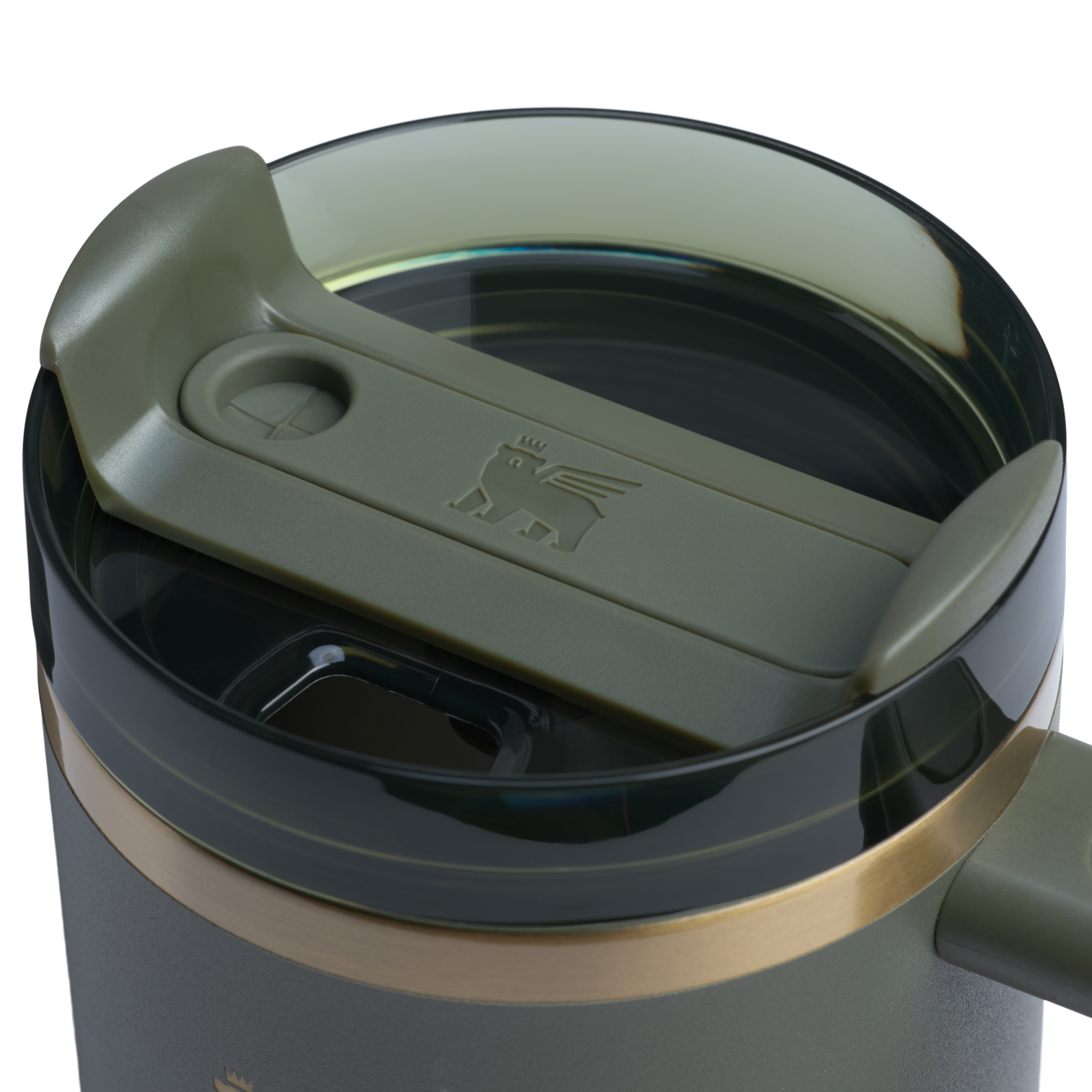 Car-Cup Friendly The Quencher H2.0 Flowstate Tumbler | Stanley Create D331C - Premium Stainless Steel Straw Cup for All-Day Hydration Detail