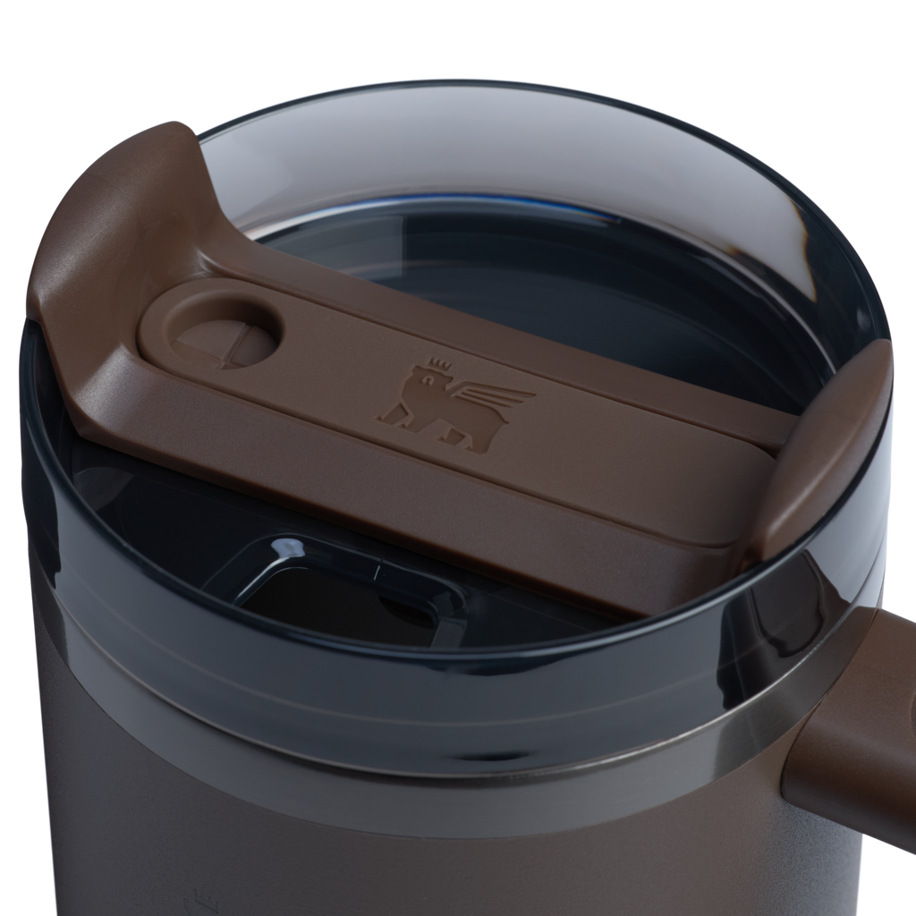 Car-Cup Friendly The Quencher H2.0 Flowstate Tumbler | Stanley Create D331C - Premium Stainless Steel Straw Cup for All-Day Hydration Detail