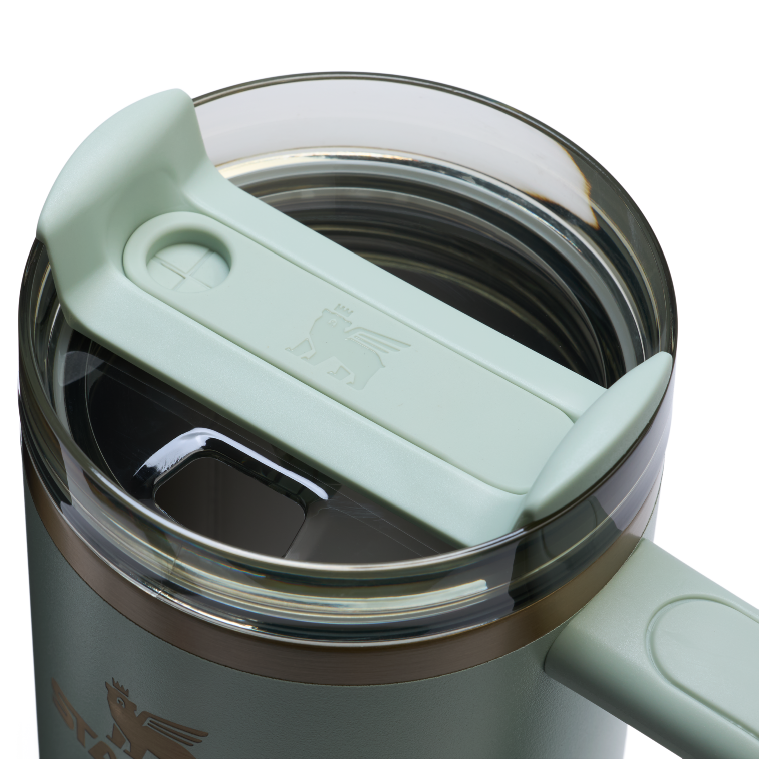 Car-Cup Friendly The Quencher H2.0 Flowstate Tumbler | Stanley Create D331C - Premium Stainless Steel Straw Cup for All-Day Hydration Detail
