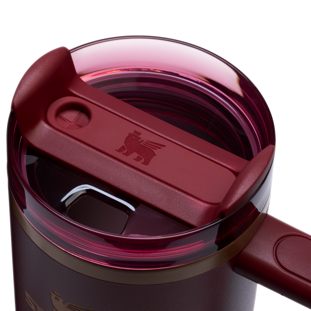 Car-Cup Friendly The Quencher H2.0 Flowstate Tumbler | Stanley Create D331C - Premium Stainless Steel Straw Cup for All-Day Hydration Detail