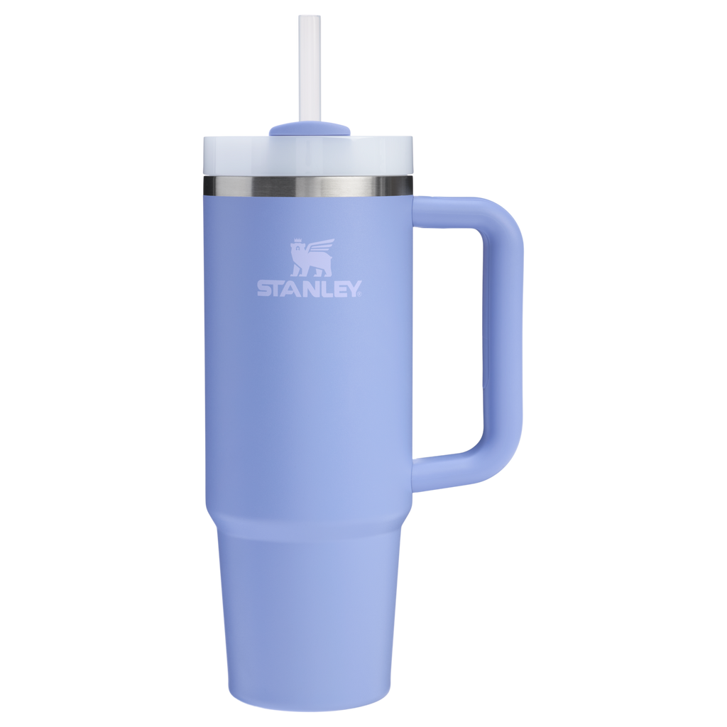Car-Cup Friendly The Quencher H2.0 Flowstate Tumbler | Stanley Create D331C - Premium Stainless Steel Straw Cup for All-Day Hydration - Hydrangea