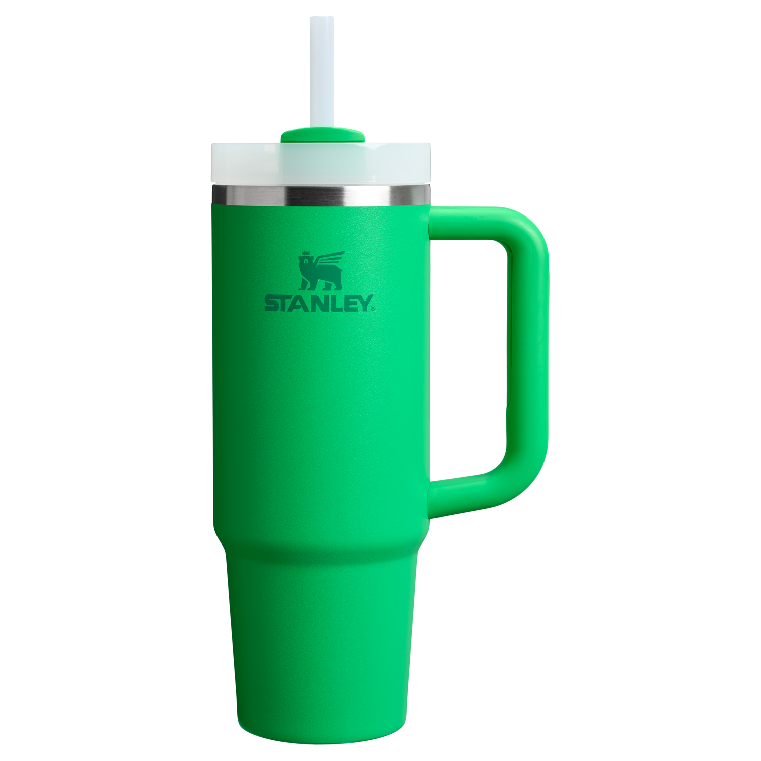 Car-Cup Friendly The Quencher H2.0 Flowstate Tumbler | Stanley Create D331C - Premium Stainless Steel Straw Cup for All-Day Hydration - Meadow