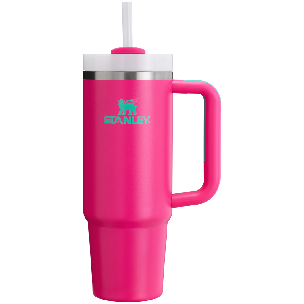 Car-Cup Friendly The Quencher H2.0 Flowstate Tumbler | Stanley Create D331C - Premium Stainless Steel Straw Cup for All-Day Hydration Detail