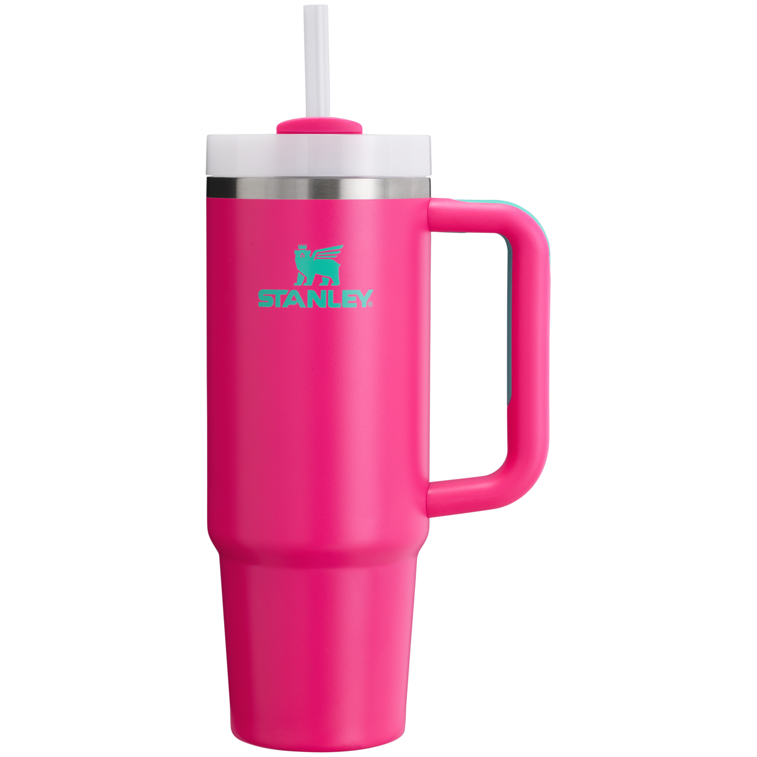 Car-Cup Friendly The Quencher H2.0 Flowstate Tumbler | Stanley Create D331C - Premium Stainless Steel Straw Cup for All-Day Hydration Detail