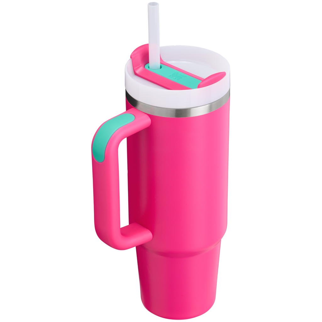 Car-Cup Friendly The Quencher H2.0 Flowstate Tumbler | Stanley Create D331C - Premium Stainless Steel Straw Cup for All-Day Hydration Detail