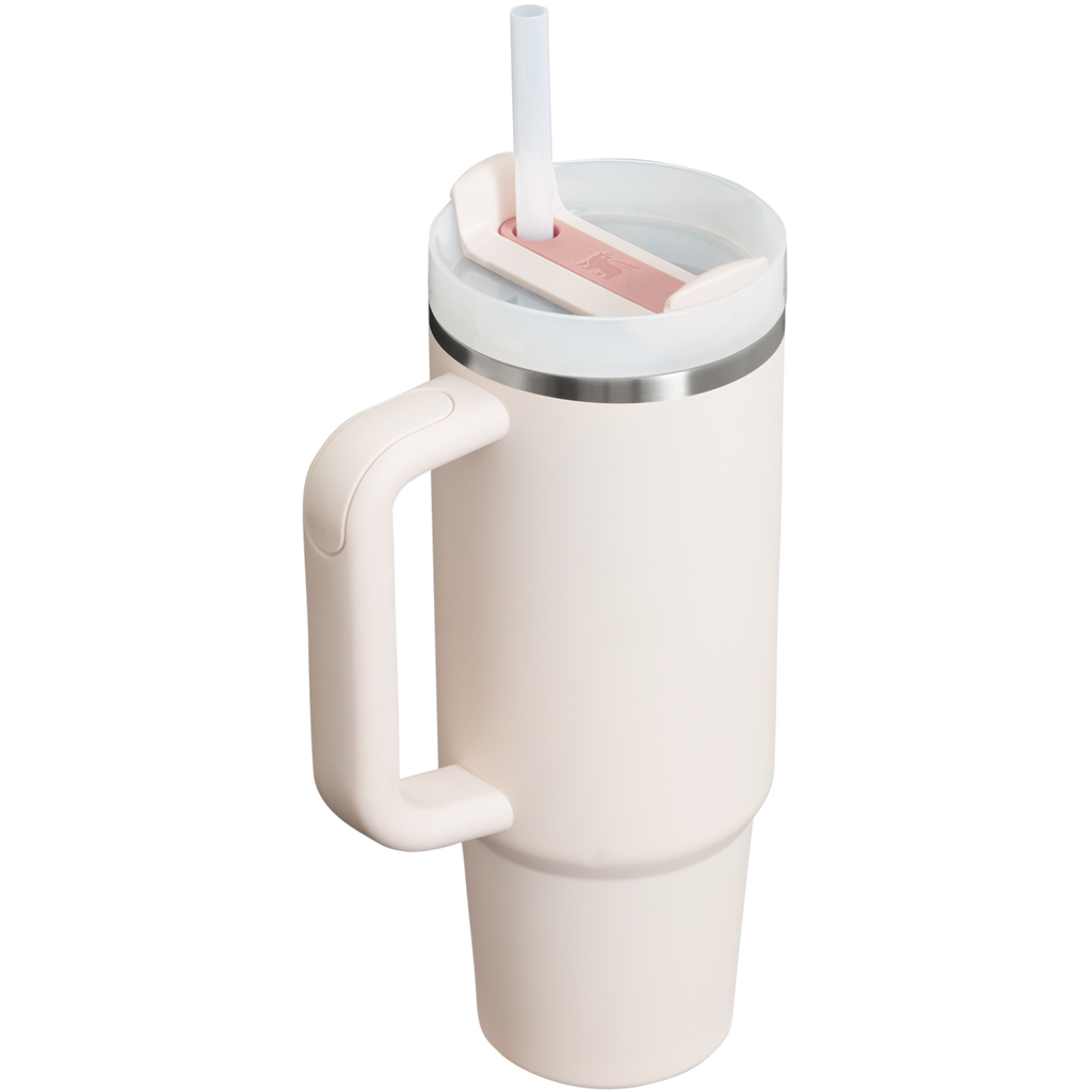 Car-Cup Friendly The Quencher H2.0 Flowstate Tumbler | Stanley Create D331C - Premium Stainless Steel Straw Cup for All-Day Hydration Detail