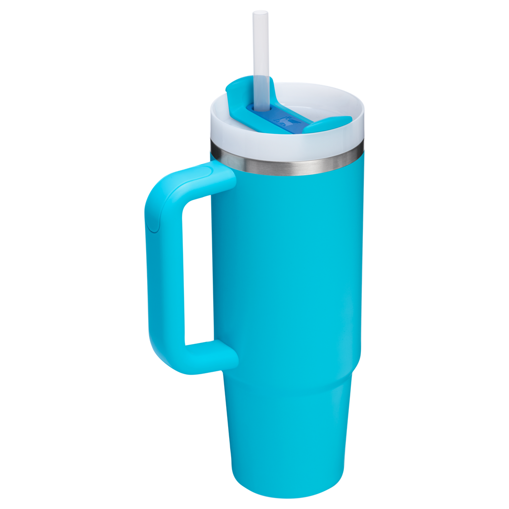 Car-Cup Friendly The Quencher H2.0 Flowstate Tumbler | Stanley Create D331C - Premium Stainless Steel Straw Cup for All-Day Hydration Detail