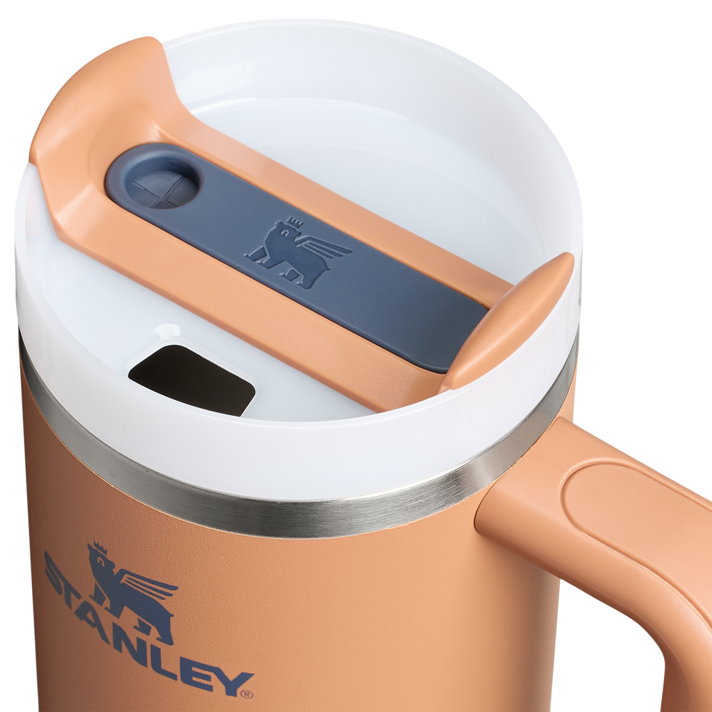 Car-Cup Friendly The Quencher H2.0 Flowstate Tumbler | Stanley Create D331C - Premium Stainless Steel Straw Cup for All-Day Hydration Detail