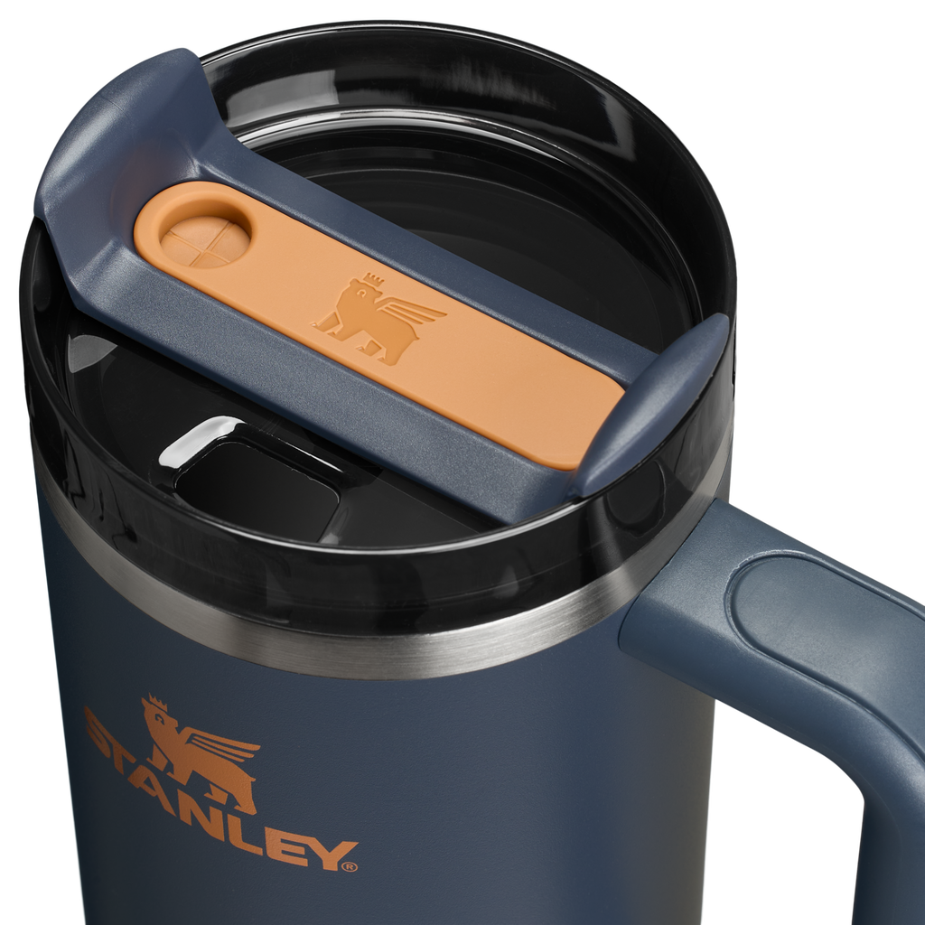 Car-Cup Friendly The Quencher H2.0 Flowstate Tumbler | Stanley Create D331C - Premium Stainless Steel Straw Cup for All-Day Hydration Detail