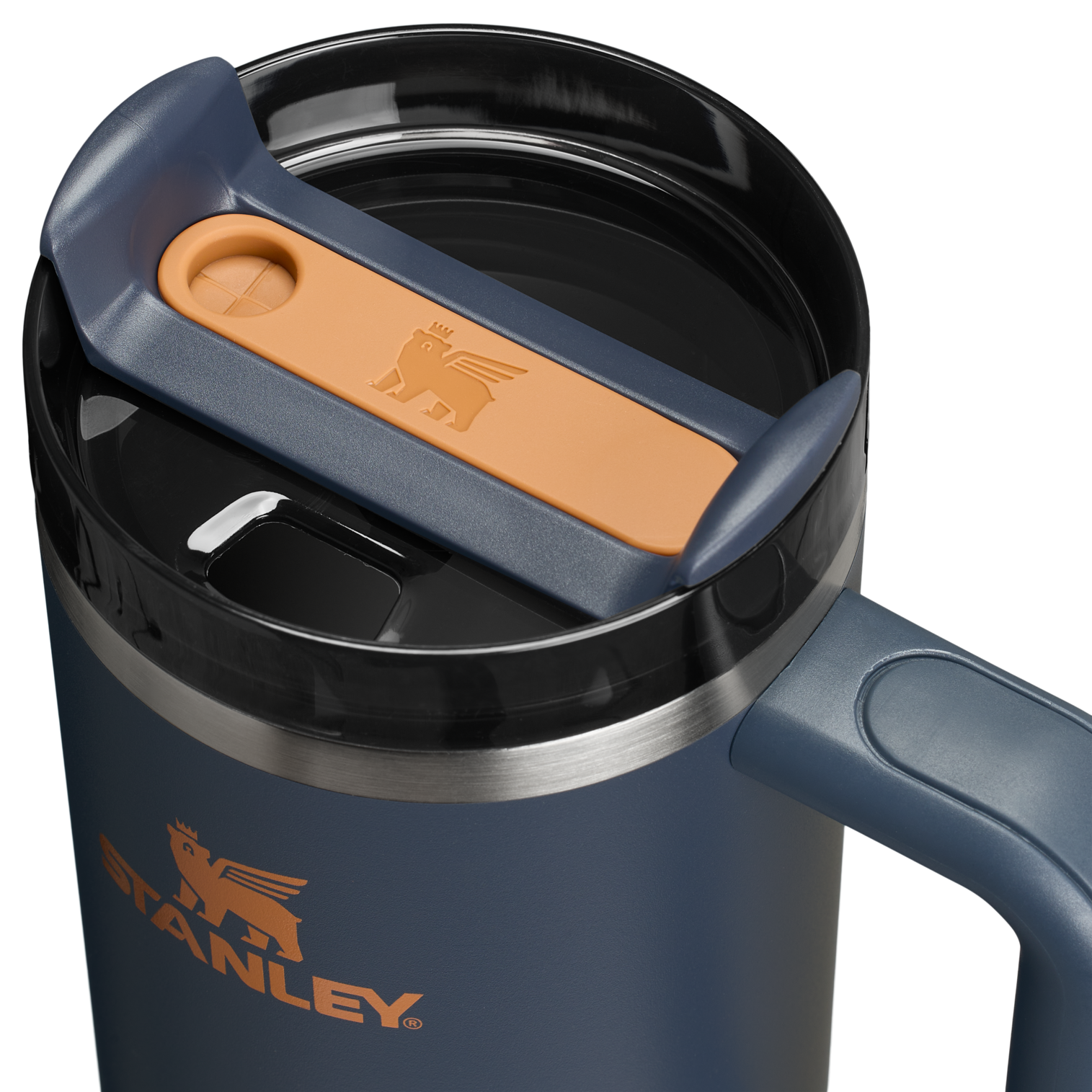 Car-Cup Friendly The Quencher H2.0 Flowstate Tumbler | Stanley Create D331C - Premium Stainless Steel Straw Cup for All-Day Hydration Detail