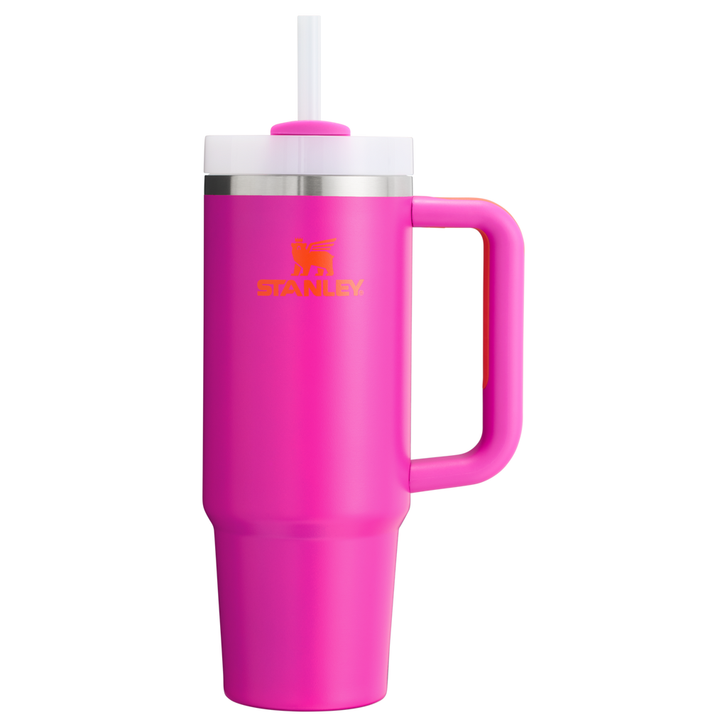 Car-Cup Friendly The Quencher H2.0 Flowstate Tumbler | Stanley Create D331C - Premium Stainless Steel Straw Cup for All-Day Hydration Detail