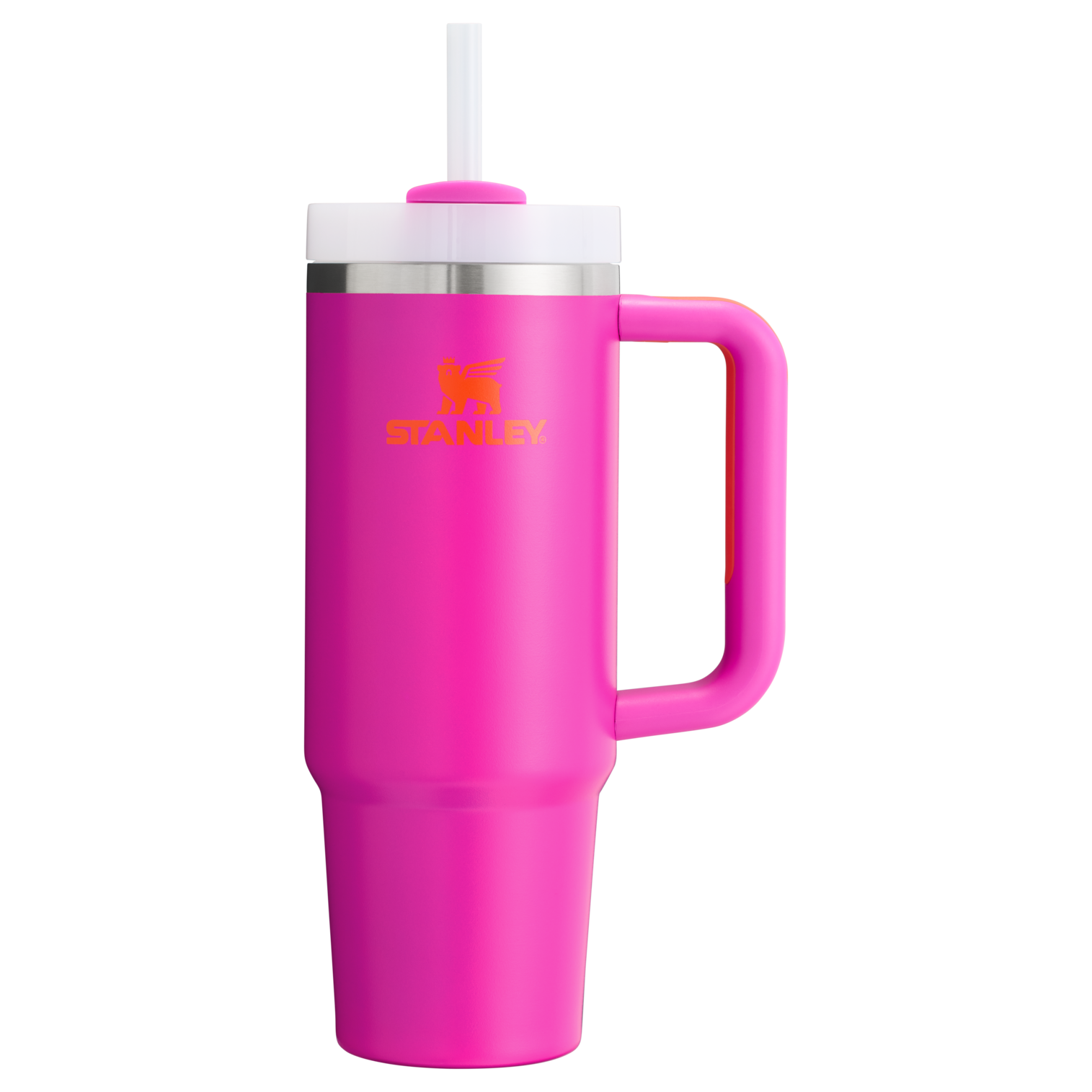 Car-Cup Friendly The Quencher H2.0 Flowstate Tumbler | Stanley Create D331C - Premium Stainless Steel Straw Cup for All-Day Hydration Detail