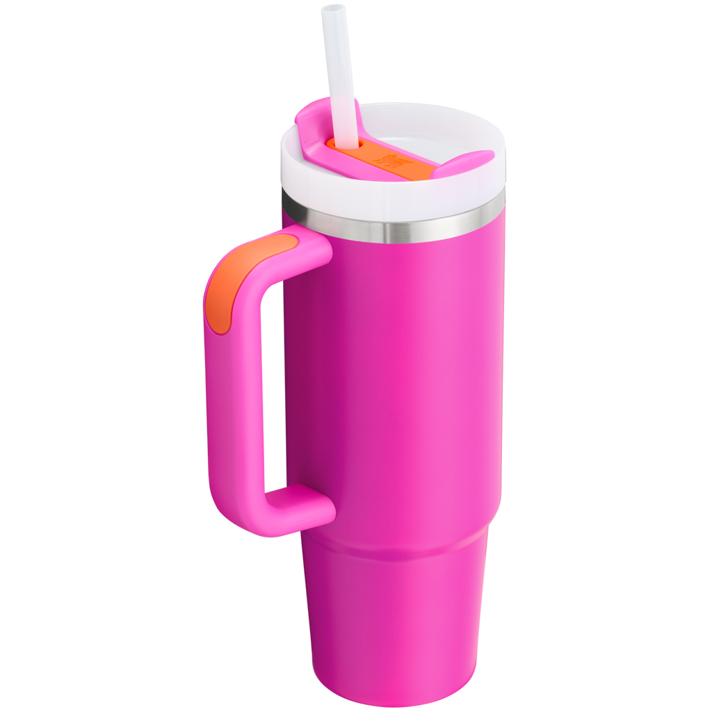 Car-Cup Friendly The Quencher H2.0 Flowstate Tumbler | Stanley Create D331C - Premium Stainless Steel Straw Cup for All-Day Hydration Detail