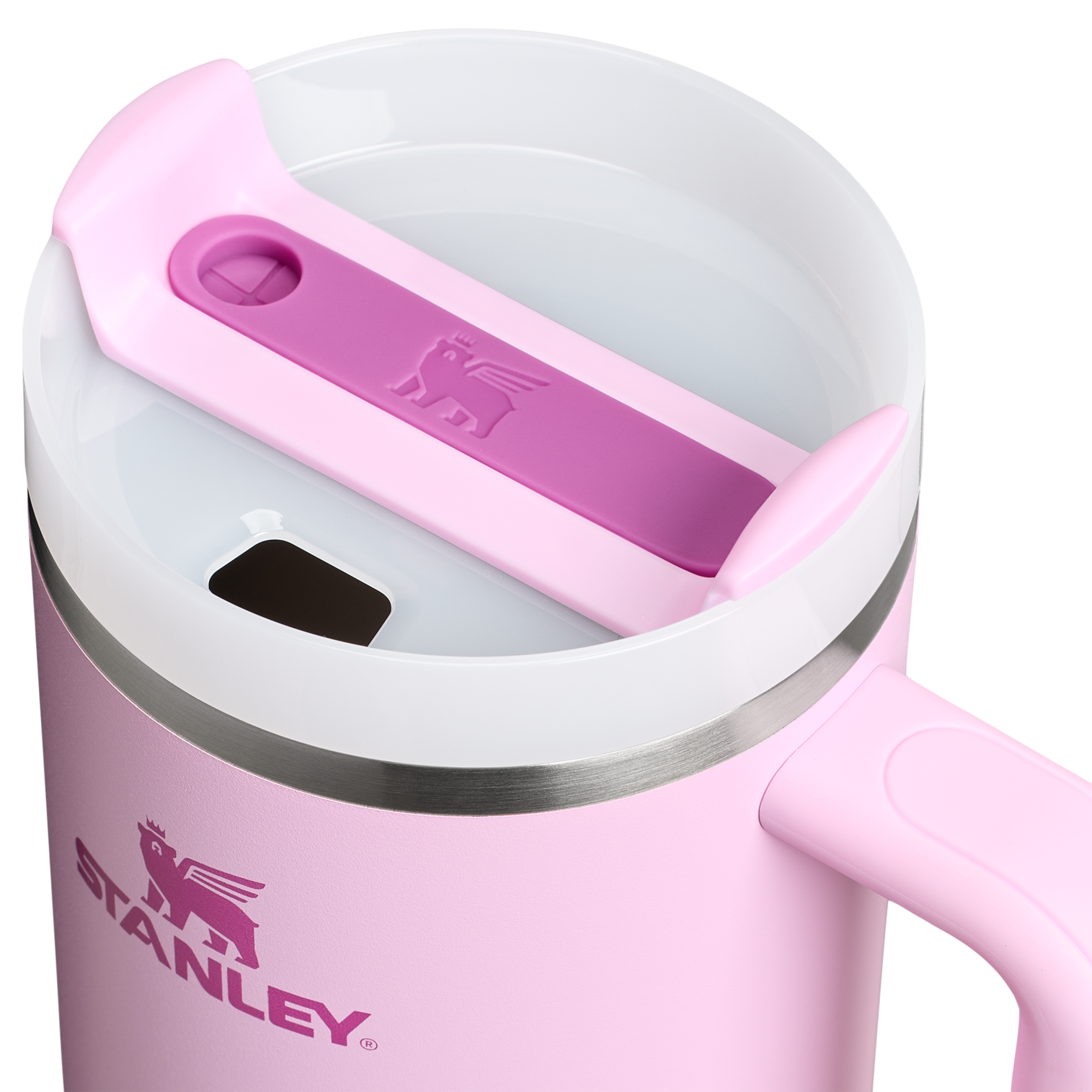 Car-Cup Friendly The Quencher H2.0 Flowstate Tumbler D050X - FlowState 3-Position Lid Insulated Travel Mug Detail