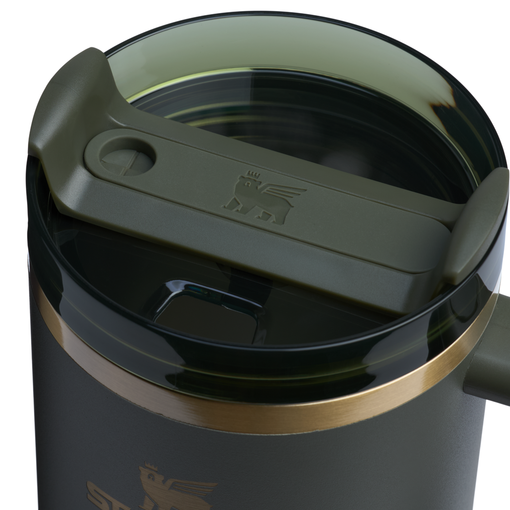 Splash-Resistant FlowState The Quencher H2.0 Flowstate Tumbler  | Stanley Create D332L - Premium Stainless Steel Straw Cup for All-Day Hydration Detail