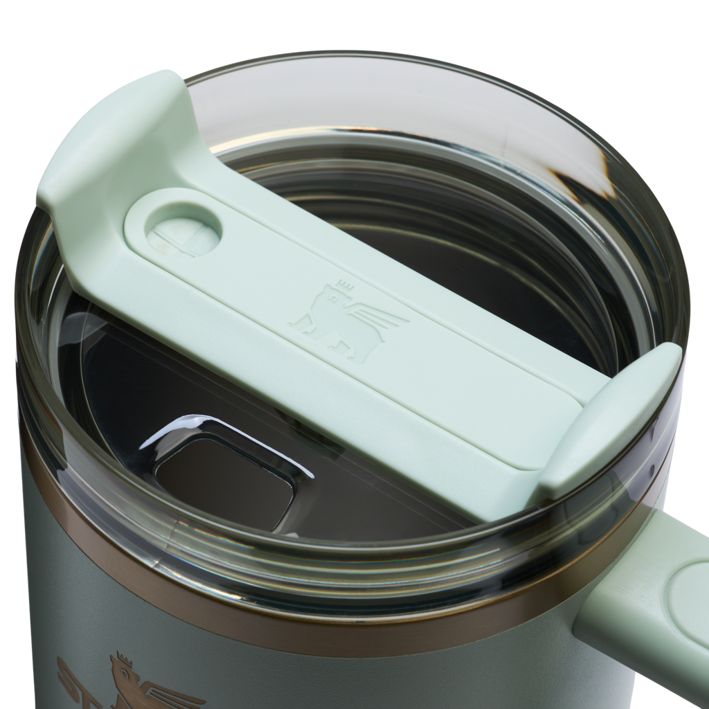 Splash-Resistant FlowState The Quencher H2.0 Flowstate Tumbler  | Stanley Create D332L - Premium Stainless Steel Straw Cup for All-Day Hydration Detail