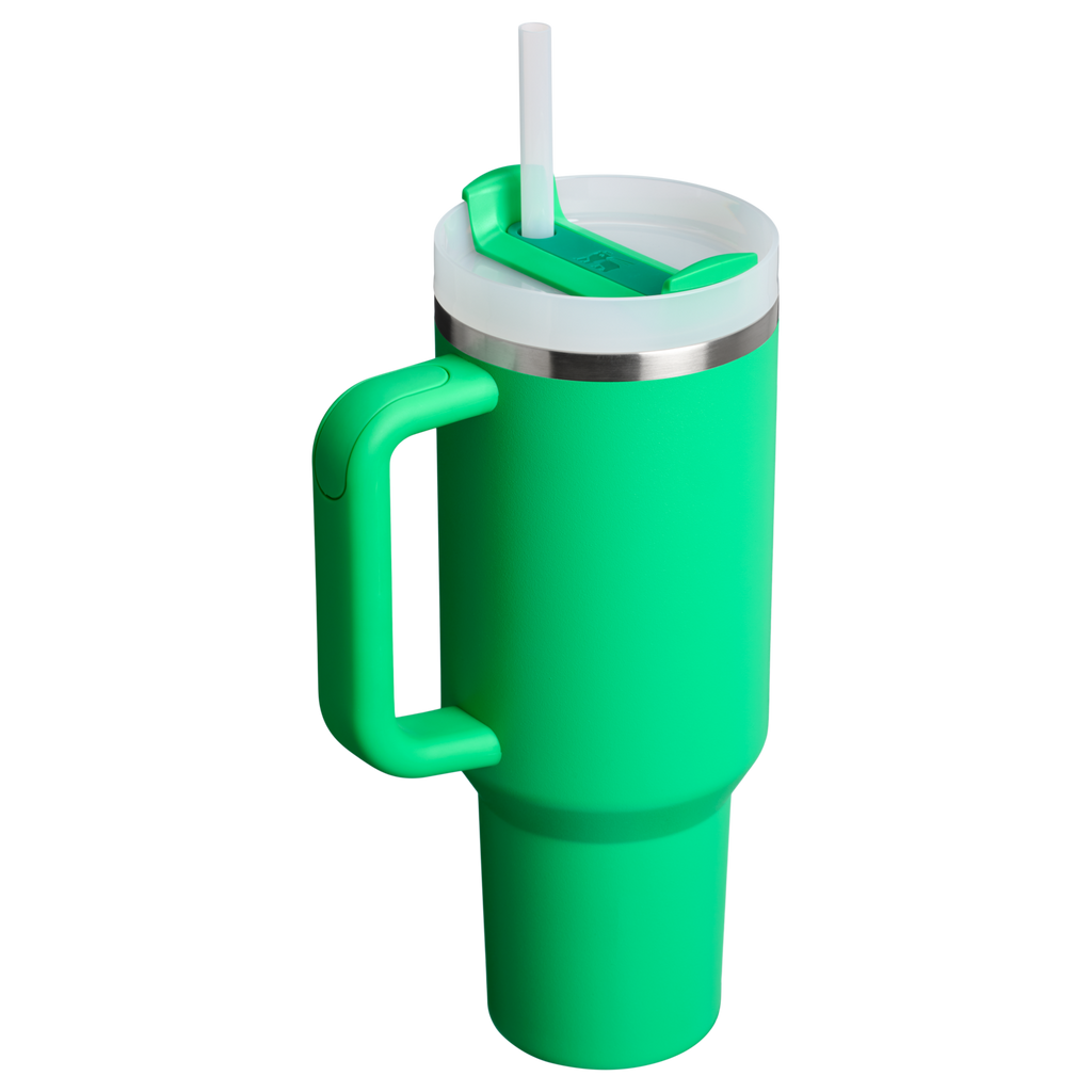 Splash-Resistant FlowState The Quencher H2.0 Flowstate Tumbler  | Stanley Create D332L - Premium Stainless Steel Straw Cup for All-Day Hydration Detail