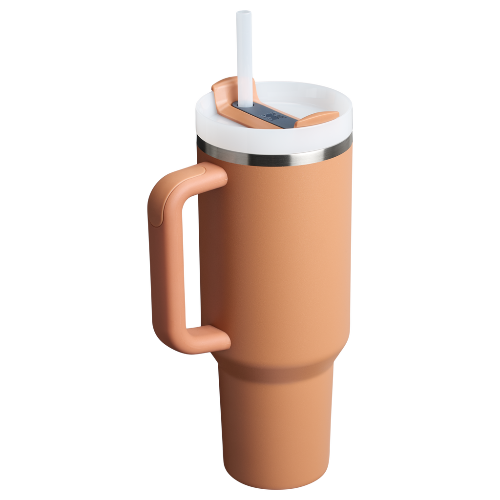 Splash-Resistant FlowState The Quencher H2.0 Flowstate Tumbler  | Stanley Create D332L - Premium Stainless Steel Straw Cup for All-Day Hydration Detail
