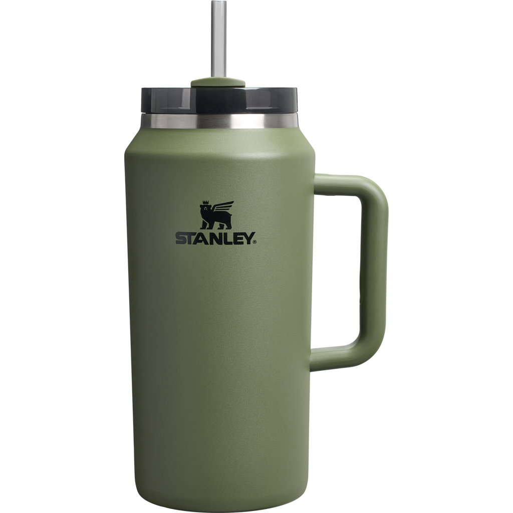 Car-Cup Friendly The Quencher H2.0 Flowstate Tumbler D365U - 40oz Large Capacity Car-Cup Friendly Quencher - Dried Pine