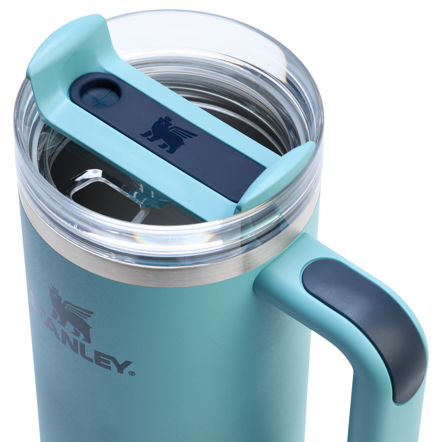 Car-Cup Friendly The Quencher H2.0 Flowstate Tumbler | Stanley Create D331C - Premium Stainless Steel Straw Cup for All-Day Hydration Detail