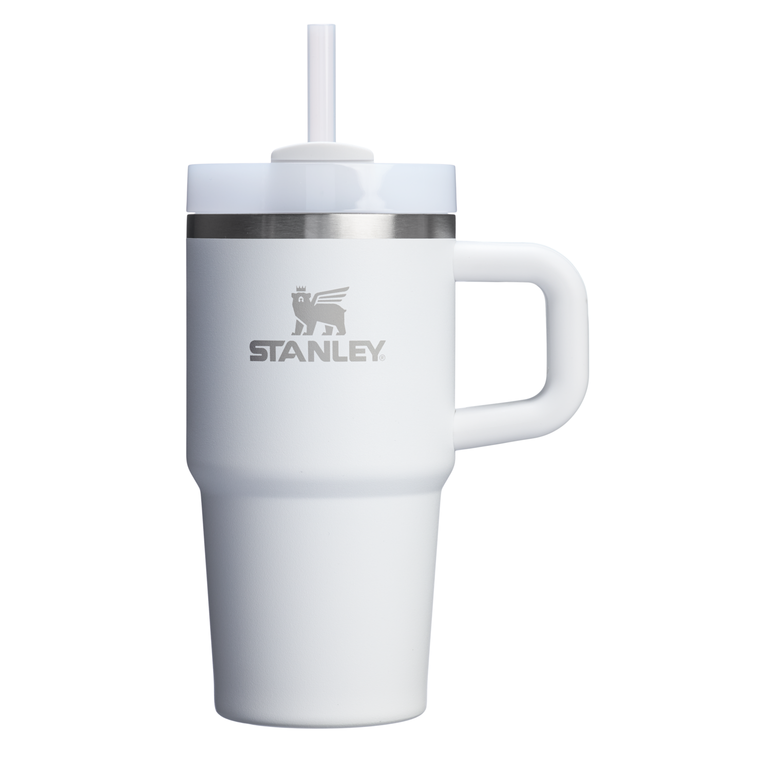 Splash-Resistant FlowState The Quencher H2.O Flowstate Tumbler with Handle | Stanley Create D309N - FlowState 3-Position Lid Insulated Travel Mug Detail