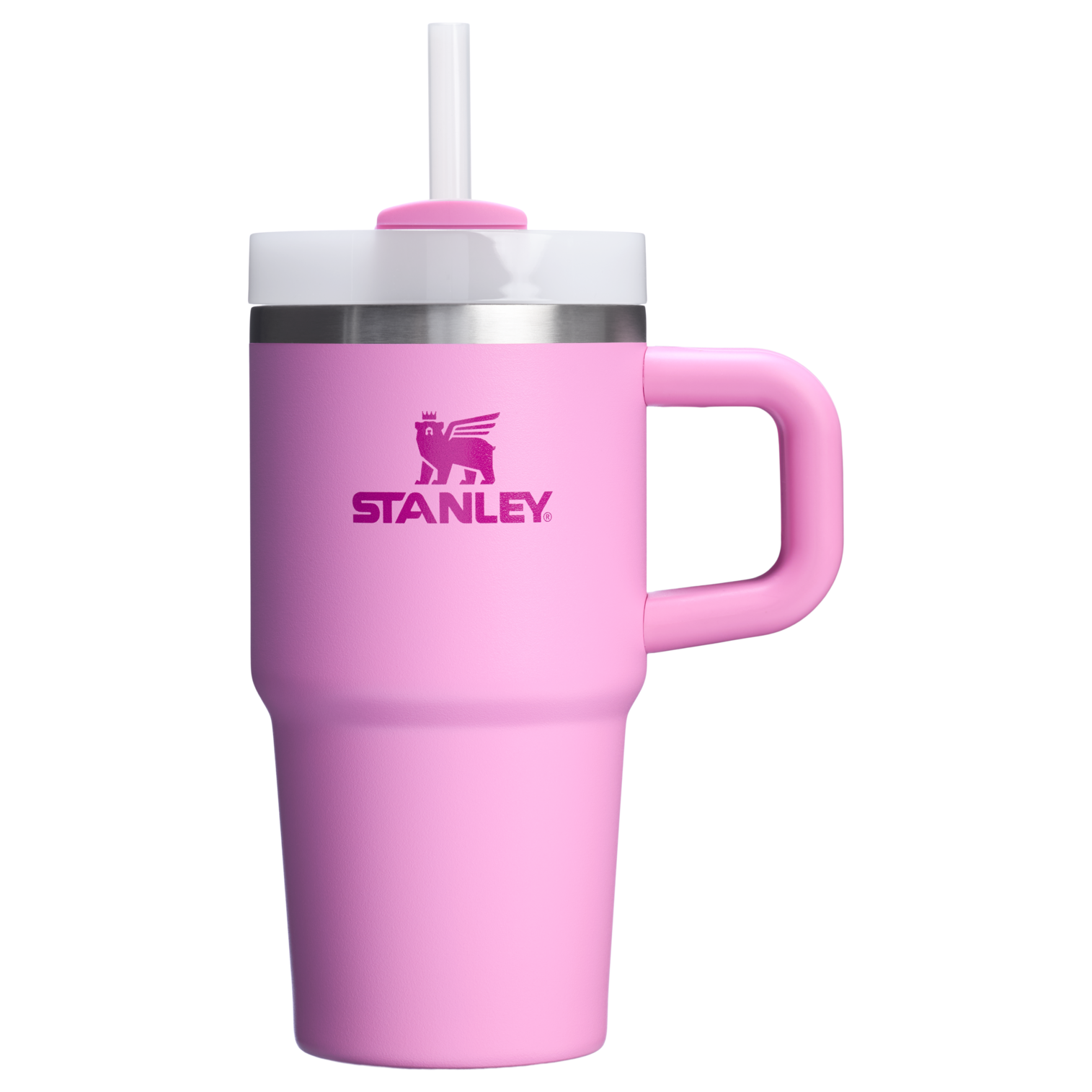 Large Capacity The Quencher H2.O Flowstate Tumbler D251V - Double-Wall Vacuum Insulated Travel Tumbler with Straw - Peony