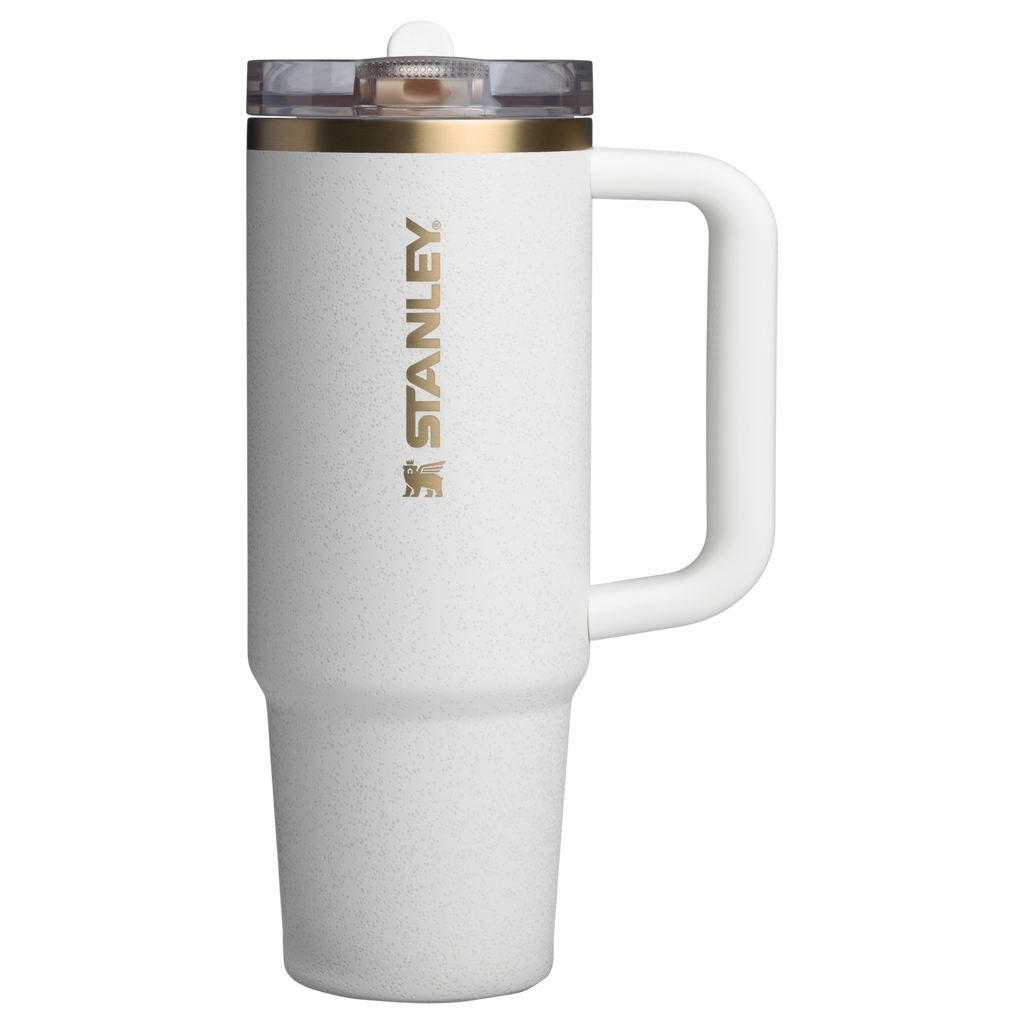 Car-Cup Friendly The Quencher H2.0 Flowstate Tumbler | Stanley Create D331C - Premium Stainless Steel Straw Cup for All-Day Hydration Detail