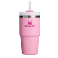 Insulated Travel The Quencher H2.0 Flowstate Tumbler | Stanley Create D330L - Premium Stainless Steel Straw Cup for All-Day Hydration - Rose Quartz 2.0