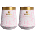 Elegant Stemless Stanley 1913 x LoveShackFancy Holiday The Reserve Wine Tumbler Set | 2-pack D205C - Premium Insulated Egg-Shaped Wine Glass for Outdoors - Coquette Bow Chantilly